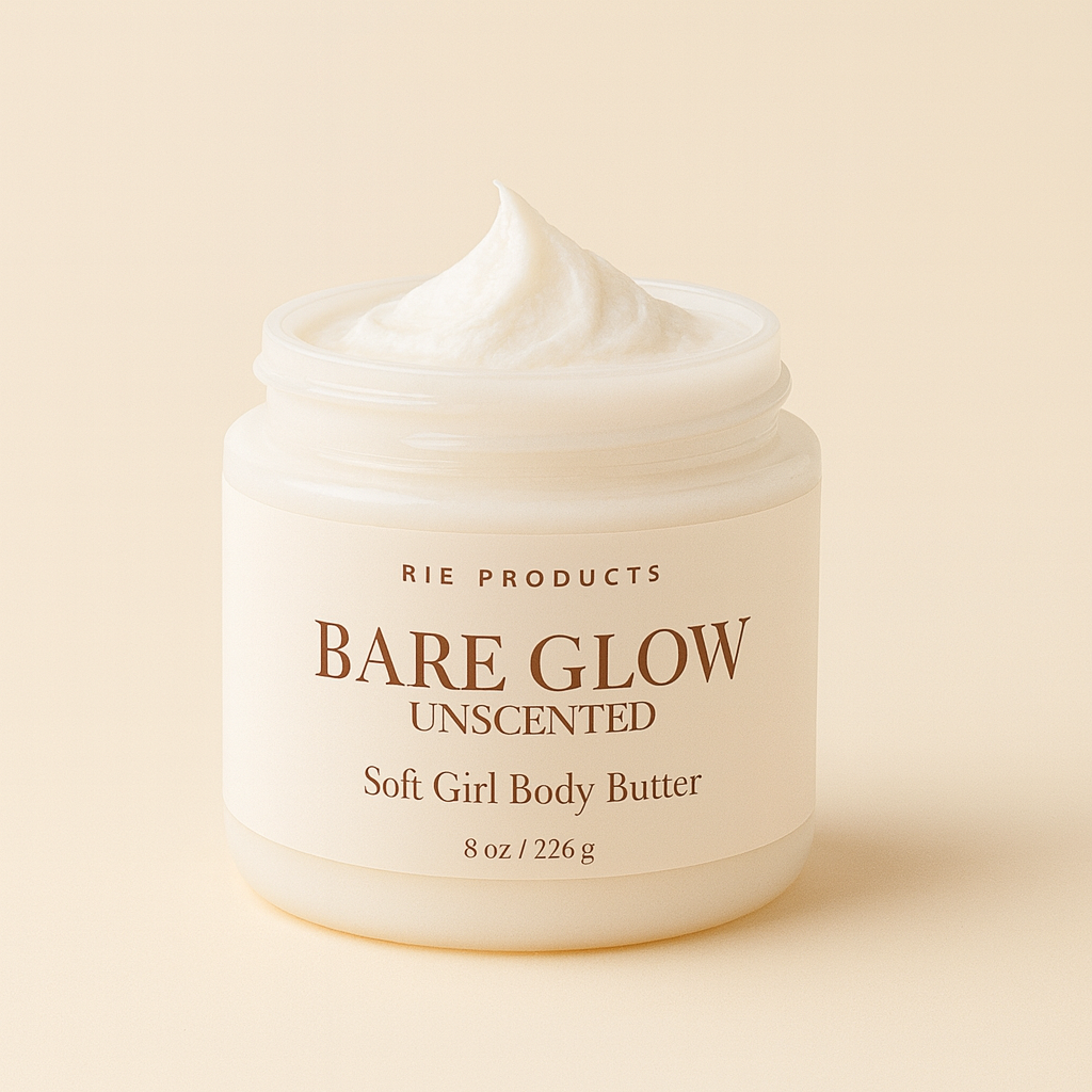 BARE GLOW (Unscented) – Soft Girl Body Butter (Preorder – Ships 12/19)