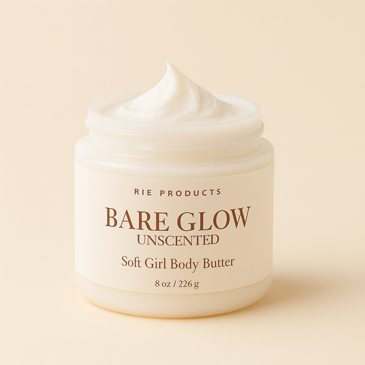 BARE GLOW (Unscented) – Soft Girl Body Butter (Preorder – Ships 12/19)
